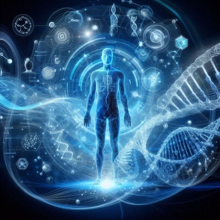 DNA holds information defining the characteristics of the body